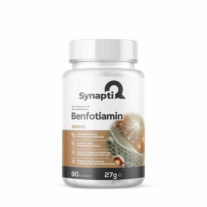 SynaptiQ® Benfotiamin – Zellschutz & Nervenbalance 300 mg